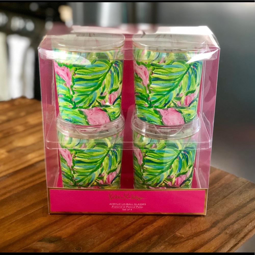 LAST ONE Lilly Pulitzer Acrylic Glasses